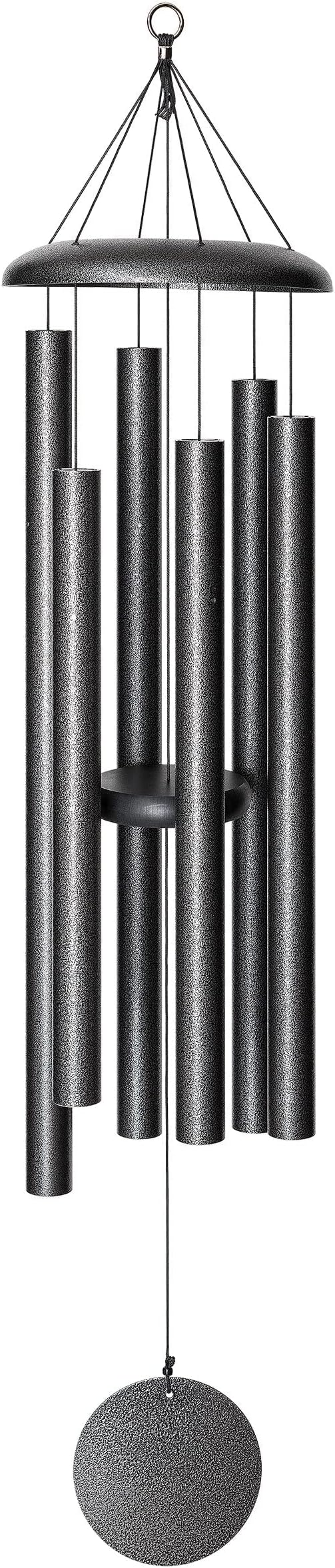 Corinthian Bells by Wind River - 50 inch Silver Vein Wind Chime for Patio, Backyard, Garden, and Outdoor Decor (Aluminum Chime) Made in The USA-Ruum Studio Home