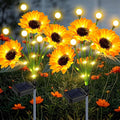 TEDOF Solar Sunflowers & Firefly Lights Solar Outdoor Waterproof - All Weather Sway Lights for Gardens Gifts for Women,Sunflower Decorations for Patio Yard Lawn-Ruum Studio Home