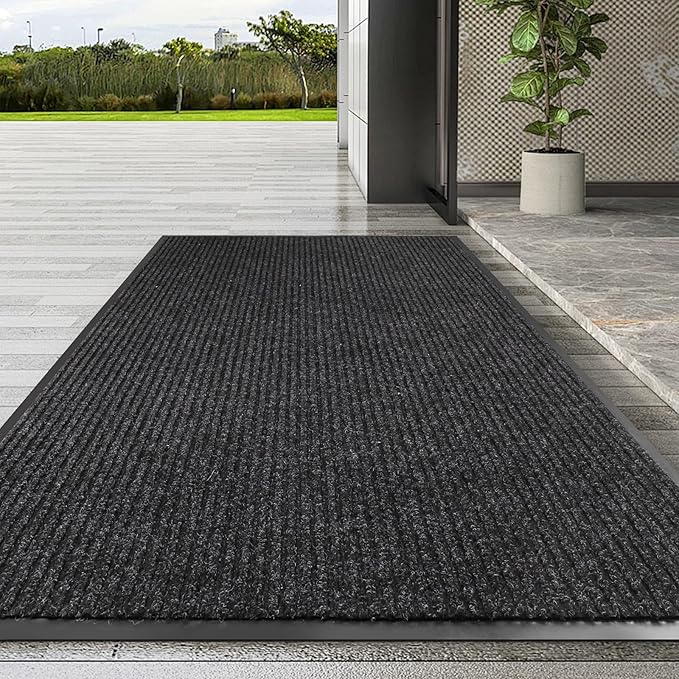 Large Front Door Mat, 72" x 36" Durable Front Doormat, Heavy Duty Large Welcome Door Matt for Home Entrance, No Slip Rubber Low Profile Door Mats for High Traffic Area-Ruum Studio Home