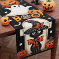 Halloween Table Runner,72 Inches Pumpkin Ghost and Spider Web Pattern Table Runner for Halloween, Table Decoration/Party Dinner Table Decor,Kitchen,Mantel,Bedroom Decoration-Ruum Studio Home