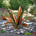 DIY Metal Agave Plant Art Yard Tequila Art Sculpture, Tequila Rustic Garden Sculpture Statue Outdoor Decor,Agave Metal Plants for Yard, Garden Lawn Ornaments (12 Leaves -Green)-Ruum Studio Home