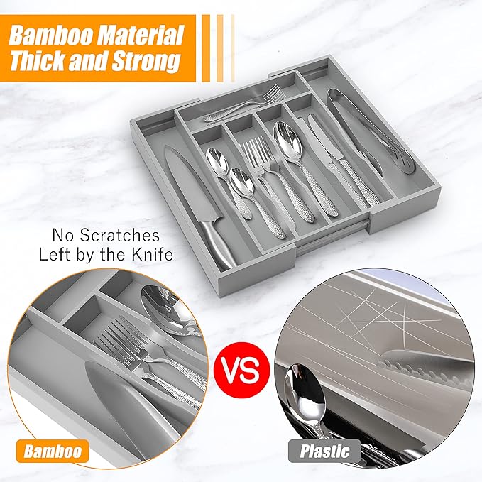 Kitchen Silverware Drawer Organizer and Storage Best Grandpa Grandfather Elder Men Father Day Grandparents Great Papaw Peepaw Grampy Pawpaw Granddad Happy Birthday Christmas Xmas Unique Cool Gifts-Ruum Studio Home