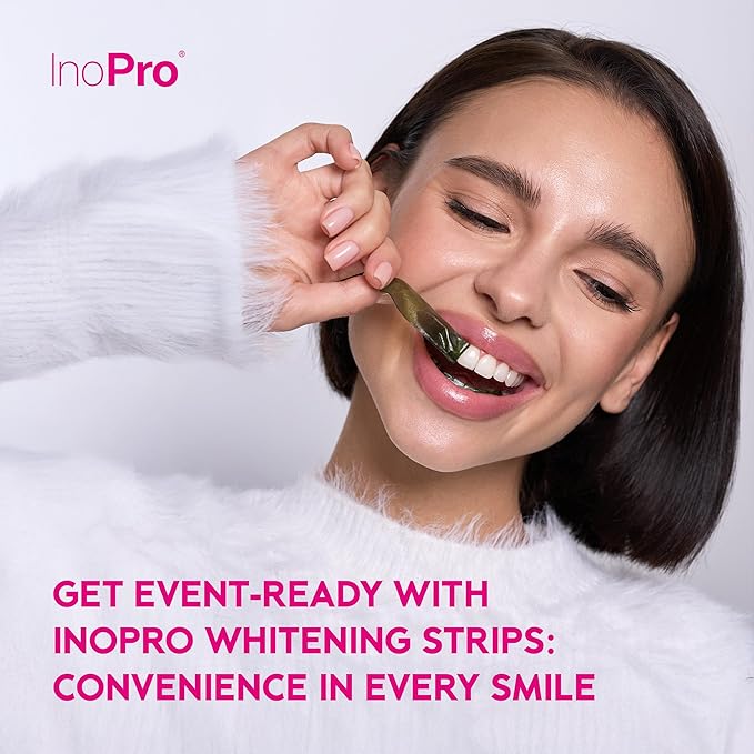 Teeth Whitening Strips 21 Treatments Kit - Teeth Whitener, Peroxide Free, Enamel Safe Green Whitestrips, Deep Stains Removal - Instant Teeth Whitening Without The Harm (42 Strips)-Ruum Studio Home