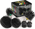 The Ultimate No-Wire Grill Brush Kit - BBQ Accessories - Drill Brush - Rust Remover - Cast Iron Skillet - Grill Cleaner - BBQ Brush - Grill Accessories - Grill Scraper - Electric Smoker - Gas Grill-Ruum Studio Home