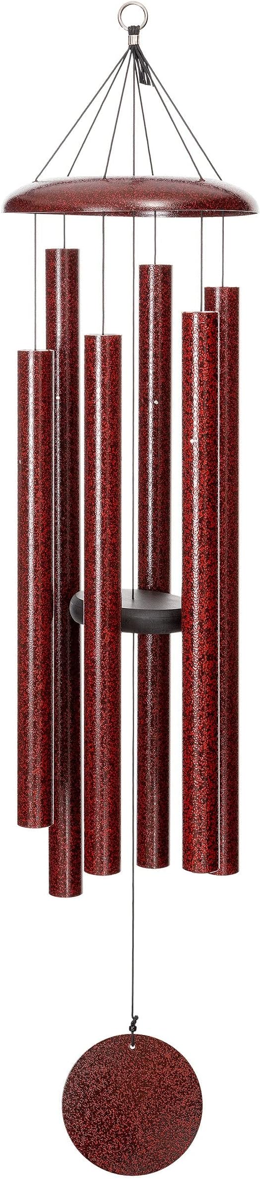 Corinthian Bells by Wind River - 50 inch Ruby Splash Wind Chime for Patio, Backyard, Garden, and Outdoor Decor (Aluminum Chime) Made in The USA-Ruum Studio Home