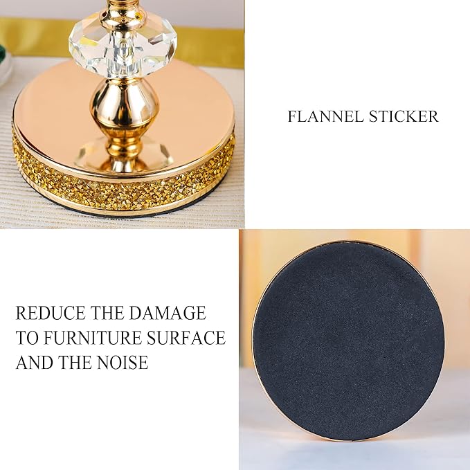 Candle Holder, Pillar Candle Holders, Crystal Candlesticks Holder for Wedding, Parties, Events, Chirstmas,Home Decor, Table Centerpieces CH028D (M)-Ruum Studio Home