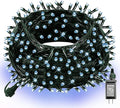Dazzle Bright 300 LED Christmas String Lights, 100 FT Connectable Waterproof String Lights Green Wire with 8 Modes, Christmas Decorations for Indoor Outdoor Xmas Party Yard Garden (White)-Ruum Studio Home