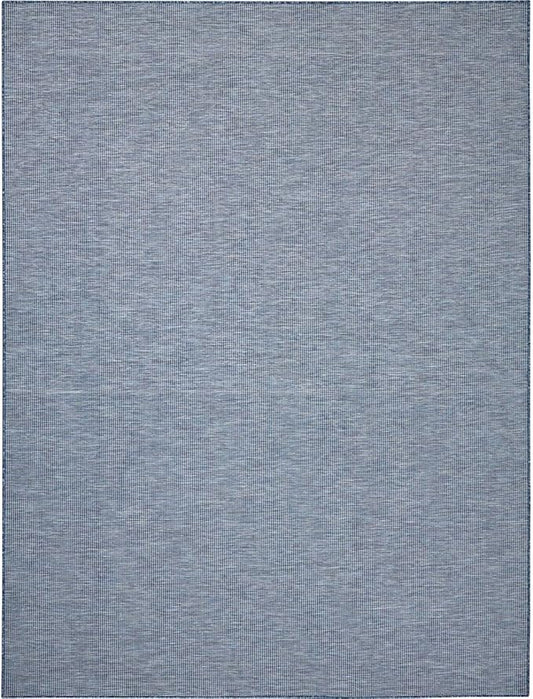 Nourison Positano Indoor-Outdoor Navy Blue 8' x 10' Area Rug, Easy Cleaning, Non Shedding, Bed Room, Living Room, Dining Room, Backyard, Deck, Patio (8x10)-Ruum Studio Home