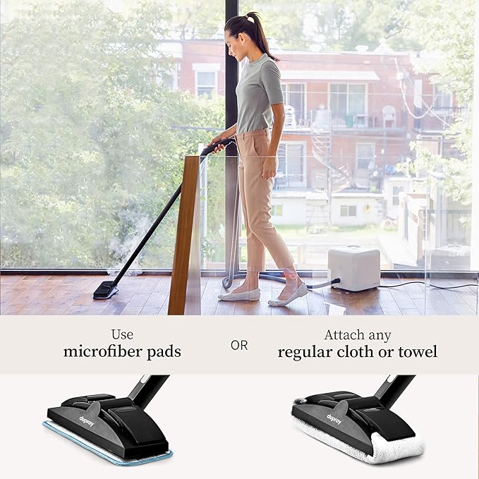Dupray Neat Steam Cleaner with 18-Piece Kit – (Neat with the Awesome Bag) Powerful, chemical-free cleaning for floors, cars, tiles, grout, and more. *Kills 99.9% of Bacteria and Viruses-Ruum Studio Home