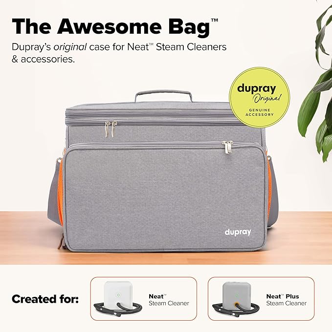 Dupray Neat Steam Cleaner with 18-Piece Kit – (Neat with the Awesome Bag) Powerful, chemical-free cleaning for floors, cars, tiles, grout, and more. *Kills 99.9% of Bacteria and Viruses-Ruum Studio Home