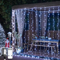 JMEXSUSS 300 LED 9.8x9.8Ft Curtain Lights Indoor with Remote, White Christmas Lights Plug in, 8 Modes White String Lights for Bedroom Wall Wedding Reception Dorm Party Backdrop Window Outdoor Decor-Ruum Studio Home