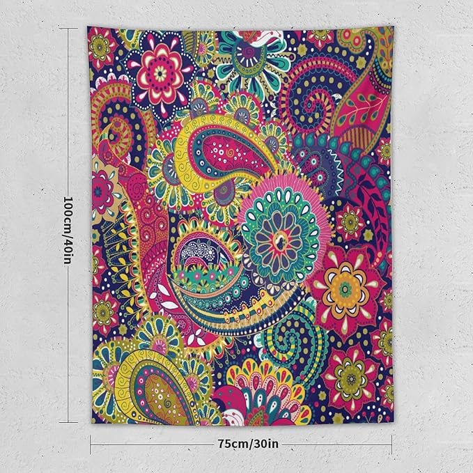 ICMOLYYENLO Tropical Green Plant Tapestry, Green Palm Leaves Natural Landscape Print Wall Tapestry for Bedroom Living Room Dormitory 60x60 Inch-Ruum Studio Home