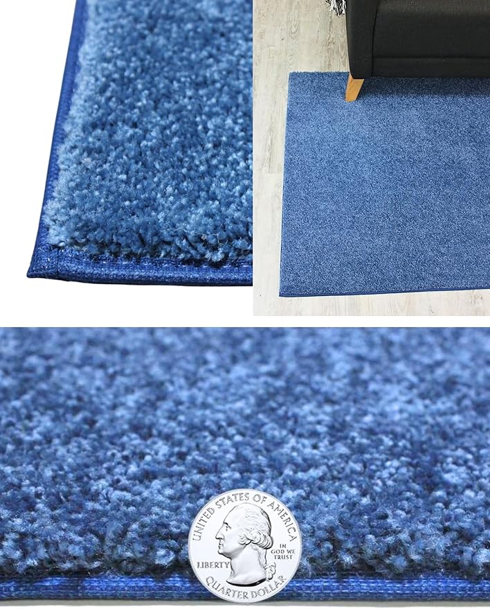 KOECKRITZ Soft and Colorful Kids Classroom Area Rugs (Passes Flammability Pill Test) Many Sizes and Bright Colors to Select from (10' Round, Royal)-Ruum Studio Home