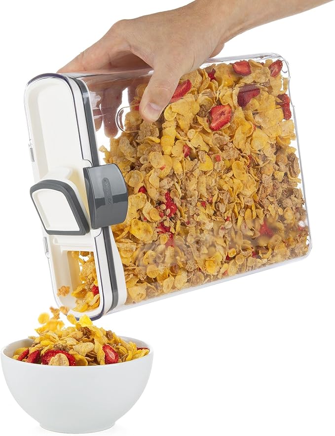 ProKeeper Cereal Storage Container, 3-Quart, Airtight Seal, Dishwasher Safe, BPA-Free Plastic-Ruum Studio Home