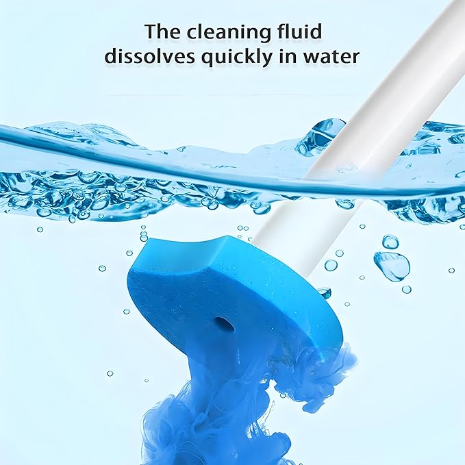 56 Count Toilet Bowl Wand Refills, KIRIKIT Wall-Mounted Disposable Toilet Cleaner Brush Heads for Bathroom Toilet Scrubber Cleaning Accessories, Lavender, Lemon, Ocean-Ruum Studio Home