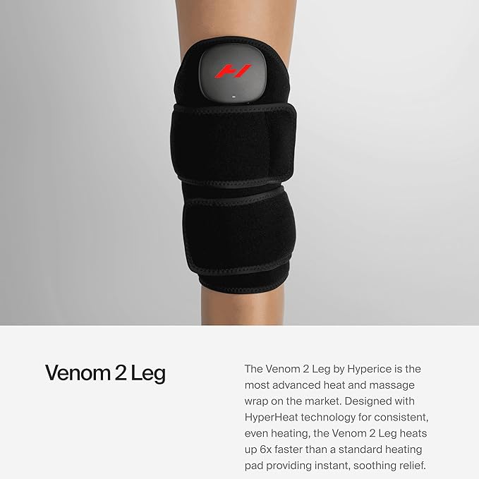Hyperice Venom 2 - Advanced Heat + Vibration Wrap (Leg) - FSA or HSA Approved-Ruum Studio Home