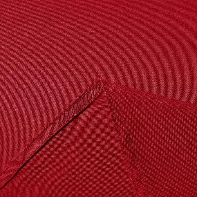 sancua Rectangle Tablecloth - 70 x 90 Inch - Stain and Wrinkle Resistant Washable Polyester Table Cloth, Decorative Fabric Table Cover for Dining Tables, Buffet Parties, Christmas Red