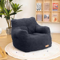 Bean Bag Chair with Filler, Bean Bag Sofa with Tufted Soft Stuffed Filling, Fluffy and Lazy Sofa, Comfy Cozy BeanBag Chairs with Memory Foam for Dorm, Apartment, Living Room (Blue)-Ruum Studio Home