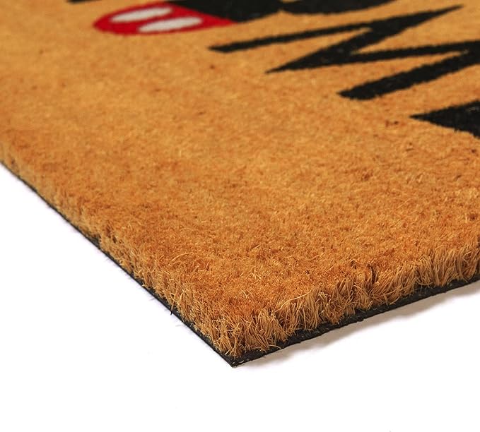 Gertmenian Disney Mouse Doormat Rug Front Door Coir Mat Welcome Home Indoor Outdoor Entryway Carpet, 2-Pack 20x34, Retro Mickey Faces/Hi There-Ruum Studio Home