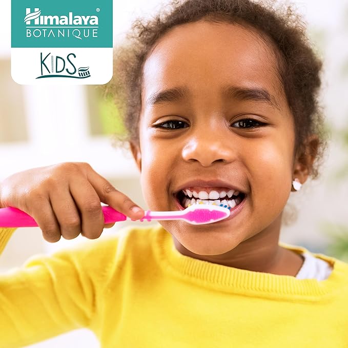 Himalaya Botanique Kids Toothpaste, Cool Mint, Fluoride-Free, Gentle, No Artificial Colors, SLS Free, Gluten Free, Cruelty Free, Vegan, Foaming, 4 Oz, 1 Pack…-Ruum Studio Home