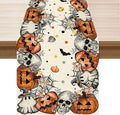 XCHI Spooky Skeleton Ghost Pumpkin Halloween Table Runner Party Table Decoration for Home Kitchen Dining Holiday Decor 13x108 Inch-Ruum Studio Home