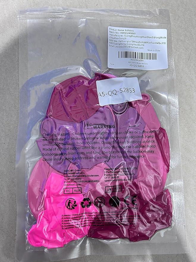 Pink Balloons Set 12 Inch Hot Dark Magenta Light Pastel Pink Metallic Latex Helium Balloon for Girls Baby Shower Princess Wedding Birthday Party Decorations-Ruum Studio Home