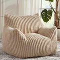 Giant Bean Bag Chairs for Adults with Filling Plush Fluffy Bean Bag Chairs for Teens with Armrests Comfy BeanBag Lazy Couch Sofa Chair for Bedroom Living Room Reading-Ruum Studio Home