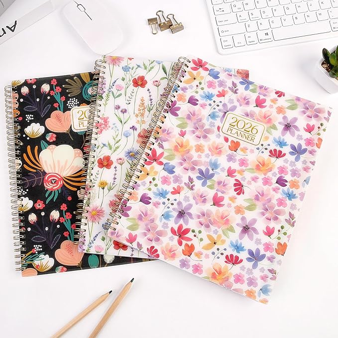 Planner 2026, 8.5" x 11" Monthly & Weekly Planner with Tabs, JAN - DEC 2026, Goal Setting & Time Management Organizer for Professionals & Students-Ruum Studio Home