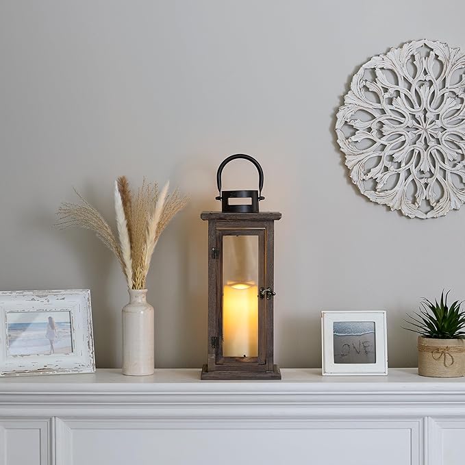 Koehler Home Decor Perfect Lodge Wooden Lantern-Ruum Studio Home