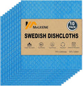 Swedish Dishcloths - 10 Pack Reusable Kitchen Dishcloths - Ultra Absorbent Dish Towels for Washing Dishes - Cellulose Sponge Cloth Cleaning Cloths - Blue-Ruum Studio Home