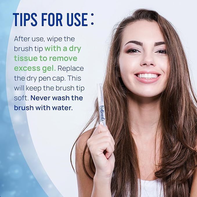 Teeth Whitening Pen Gel Kit: 35% Carbamide Peroxide Gel for Stain Removal - No Sensitivity with Remineralizing Pen for a Brighter Whiter Smile Mint-Ruum Studio Home