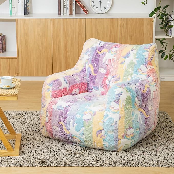 Recaceik Bean Bag Chair, Bean Bag Sofa Chair with Armrests Stuffed High-Density Foam, Lazy Sofa Comfy Chairs BeanBag Chair for Adults in Living Room,Bedroom Reading-Ruum Studio Home
