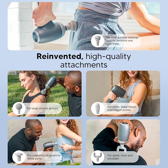 arboleaf Massage Gun Deep Tissue - Althletic Percussion Muscle Back Massager for Pain Relief Powerful Electric Massage Gun with Case, Portable, Handheld-Ruum Studio Home