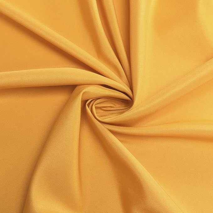 sancua Rectangle Tablecloth - 90 x 132 Inch - Stain and Wrinkle Resistant Washable Polyester Table Cloth, Decorative Fabric Table Cover for Dining Tables, Buffet Parties and Camping, Gold-Ruum Studio Home