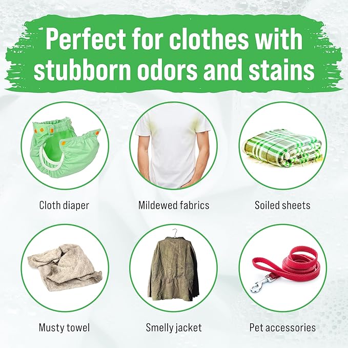 Rockin' Green Hard Rock Powder Laundry Detergent (90 Loads) - Natural Powdered Laundry Detergent, Sensitive Skin Laundry Powder (AC/DSea Breeze)-Ruum Studio Home
