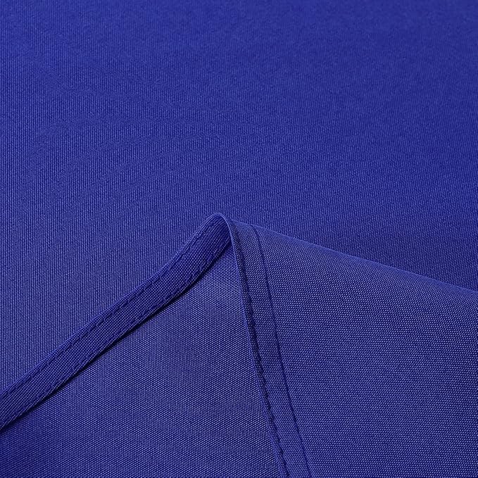 sancua Rectangle Tablecloth - 70 x 120 Inch - Stain and Wrinkle Resistant Washable Polyester Table Cloth, Decorative Fabric Table Cover for Dining Tables, Buffet Parties and Camping, Royal Blue-Ruum Studio Home