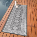 Keen Home Design Terrace Outdoor Runner Rug - 2x10 Washable Indoor/Outdoor Rug for Patio, Kitchen, Balcony, Beach, Garden, Deck and Porch, Size: 2'2"x9'11"-Ruum Studio Home
