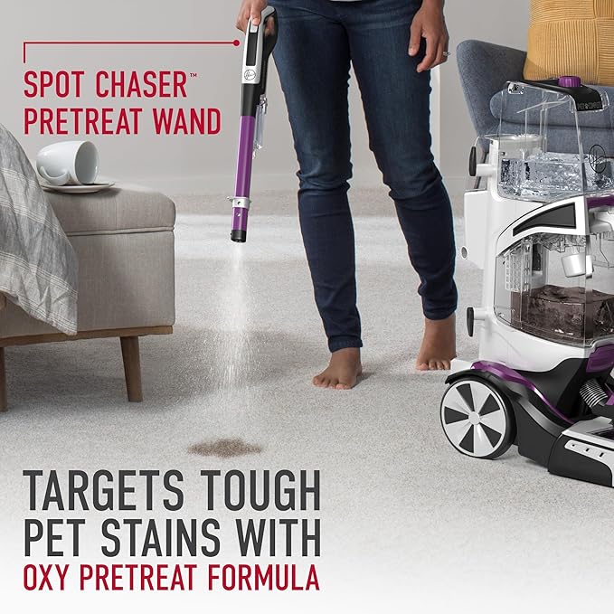 Hoover SmartWash Pet Automatic Carpet Cleaner Machine with Spot Chaser Wand, Deep Cleaning Carpet Shampooer Machine, Pair with a Hoover Carpet Cleaner Solution for a Bright, Refreshed Home-Ruum Studio Home