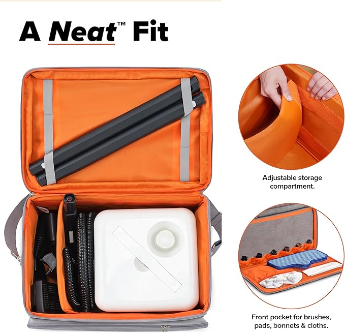 Dupray Neat Steam Cleaner with 18-Piece Kit – (Neat with the Awesome Bag) Powerful, chemical-free cleaning for floors, cars, tiles, grout, and more. *Kills 99.9% of Bacteria and Viruses-Ruum Studio Home