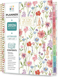 Planner 2026, 8.5" x 11" Monthly & Weekly Planner with Tabs, JAN - DEC 2026, Goal Setting & Time Management Organizer for Professionals & Students-Ruum Studio Home