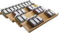Bamboo Spice Rack Drawer Organizer - 8 Pieces Set- 9" Wide Per Piece - Combine Pieces Into 18" Wide Rack (9" or 18")-Ruum Studio Home