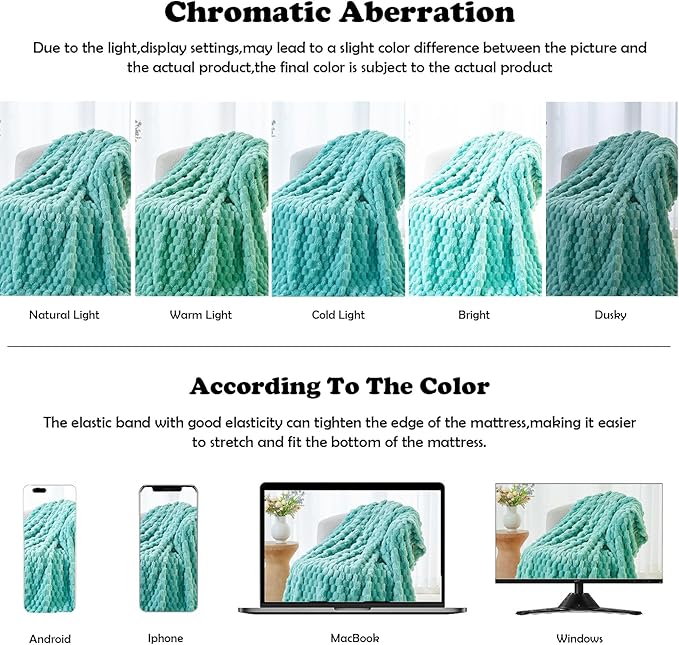 NEWCOSPLAY Super Soft Queen Blanket Sage Green Premium Silky Flannel Fleece 3D Clouds Stylish Jacquard Lightweight Bed Blanket All Season Use 350GSM (Sage Green, Queen(90"x90"))-Ruum Studio Home