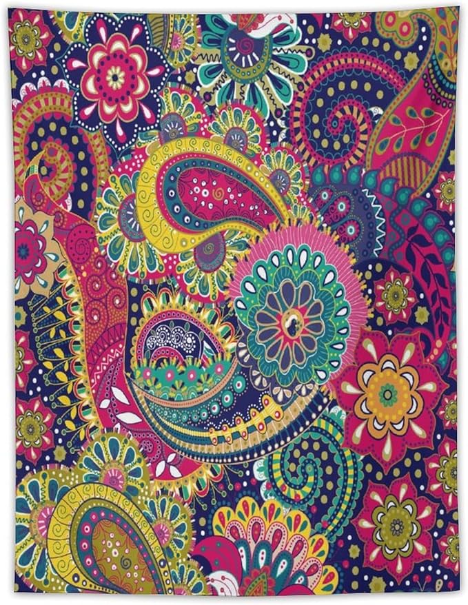 ICMOLYYENLO Tropical Green Plant Tapestry, Green Palm Leaves Natural Landscape Print Wall Tapestry for Bedroom Living Room Dormitory 60x60 Inch-Ruum Studio Home