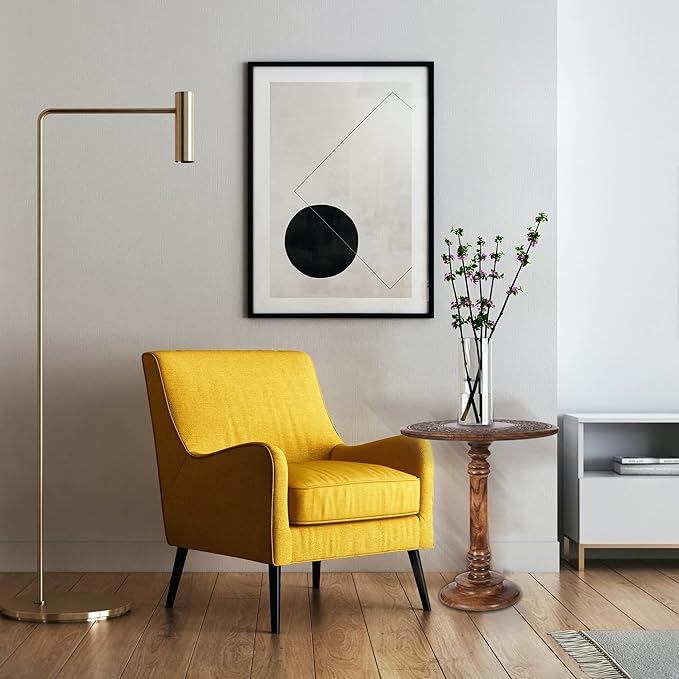 Lightnpro Hand Carved Solid Mango Wood Round Pillar Accent Table - 18" × 22" Rustic Farmhouse Side End Table | VintageRustic Boho Nightstand for Living Room, Bedroom & Entryway-Ruum Studio Home