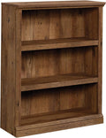 Sauder 3 Tier Book Shelf Wooden Bookcase Multipurpose Bookshelf for Home Office, Living Room, in Vintage Oak-Ruum Studio Home