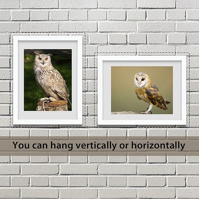VCK 18x24 Poster Frames 3 Pack White MDF Wood and Polished Plexiglass Frame,Display Pictures in Horizontal and Vertical…-Ruum Studio Home