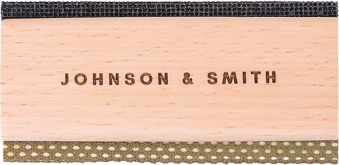 Johnson & Smith Sweater Comb - Double Sided Sweater Shaver Lint Scraper - Easy Grip Cashmere Comb - Multifunction Fabric Clothes Shaver Cashmere Pill Remover - Travel Pilling Remover Brush with Pouch-Ruum Studio Home