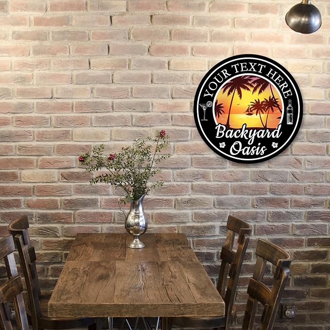 Personalized Metal Sign - Custom Name Wall Decor for Indoors/Outdoors, Last Name Sign 10-36 Inch, Rust-Proof Steel, Perfect Housewarming & Wedding Gift - MADE IN USA-Ruum Studio Home