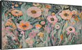SIGNWIN 24"x46" Extra Large Framed Wall Art Whimsical Garden Bloom, Colorful Abstract Floral for Home Living Room Bedroom Decor (Frame Assembly Required)-Ruum Studio Home