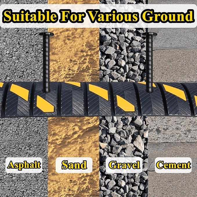 16 Inch Rebar Stakes 20 Pack Heavy Duty Ground Anchors 1/2 Inch Diameter Galvanized Steel Asphalt Anchoring Metal Spikes for Speed Bump, Parking Curb and Camping Tent-Ruum Studio Home